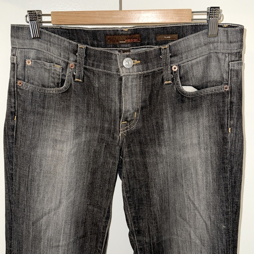 Fossil - Women’s 29 Gray Flare Jeans